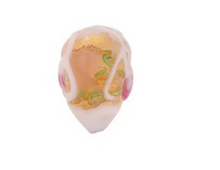 Load image into Gallery viewer, Murano Wedding Cake Faded Pink Heart Bead, 13MM
