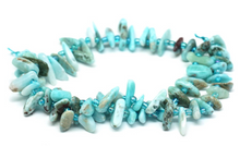 Load image into Gallery viewer, Larimar &quot;Dagger&quot; Chips, 3 MM x 10 MM - 20 MM
