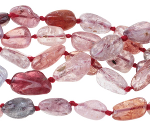 Multi-Spinel Pebbles, 6 x 10 x 14 MM