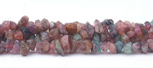 Load image into Gallery viewer, Pink Tourmaline Rough Nuggets, Side Drilled, 6MM x 8 MM
