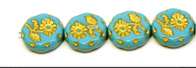 Load image into Gallery viewer, Daisy Flower Beads, Various Colors, Czech 18MM
