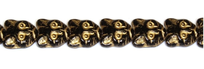 Glass Cat Beads, Czech 12MM