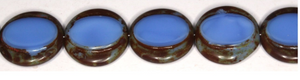 Czech Escooko Table Cut Glass Coin Beads