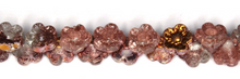 Load image into Gallery viewer, Glass Flower Side Drilled Beads, Various Colors Czech 6MM
