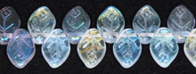 Load image into Gallery viewer, Czech Glass Leaf Beads, 12 x 8MM
