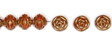 Load image into Gallery viewer, Rose-Shape Bead, Various Colors, Czech 8MM
