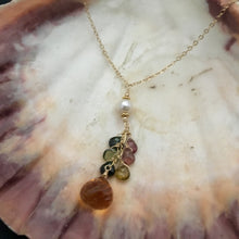 Load image into Gallery viewer, Citrine Onion-Cut Drop Necklace in 14K Gold Fill
