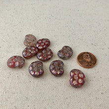 Load image into Gallery viewer, Czech Glass Rainbow Ammonite-Shape Beads, Czech 18MM
